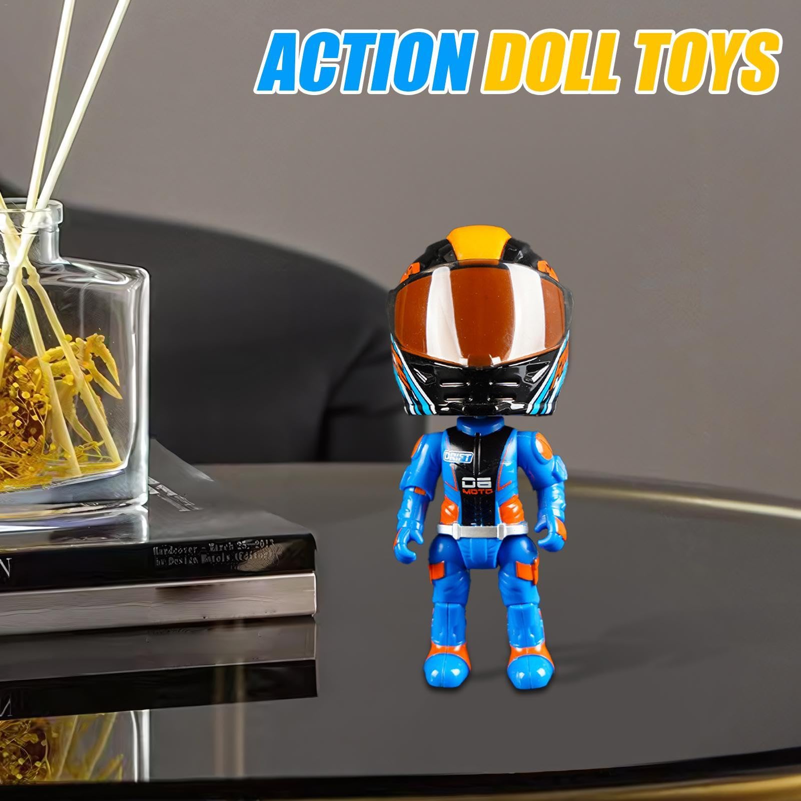 Amazon | Humkopnl 変身バイクおもちゃ、変身フィギュアバイクおもちゃ